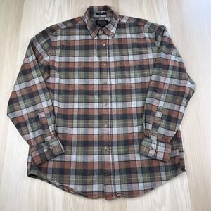Pendleton Long Sleeve Button Up Mason Shirt Mens Size Large Multicolor Plaid